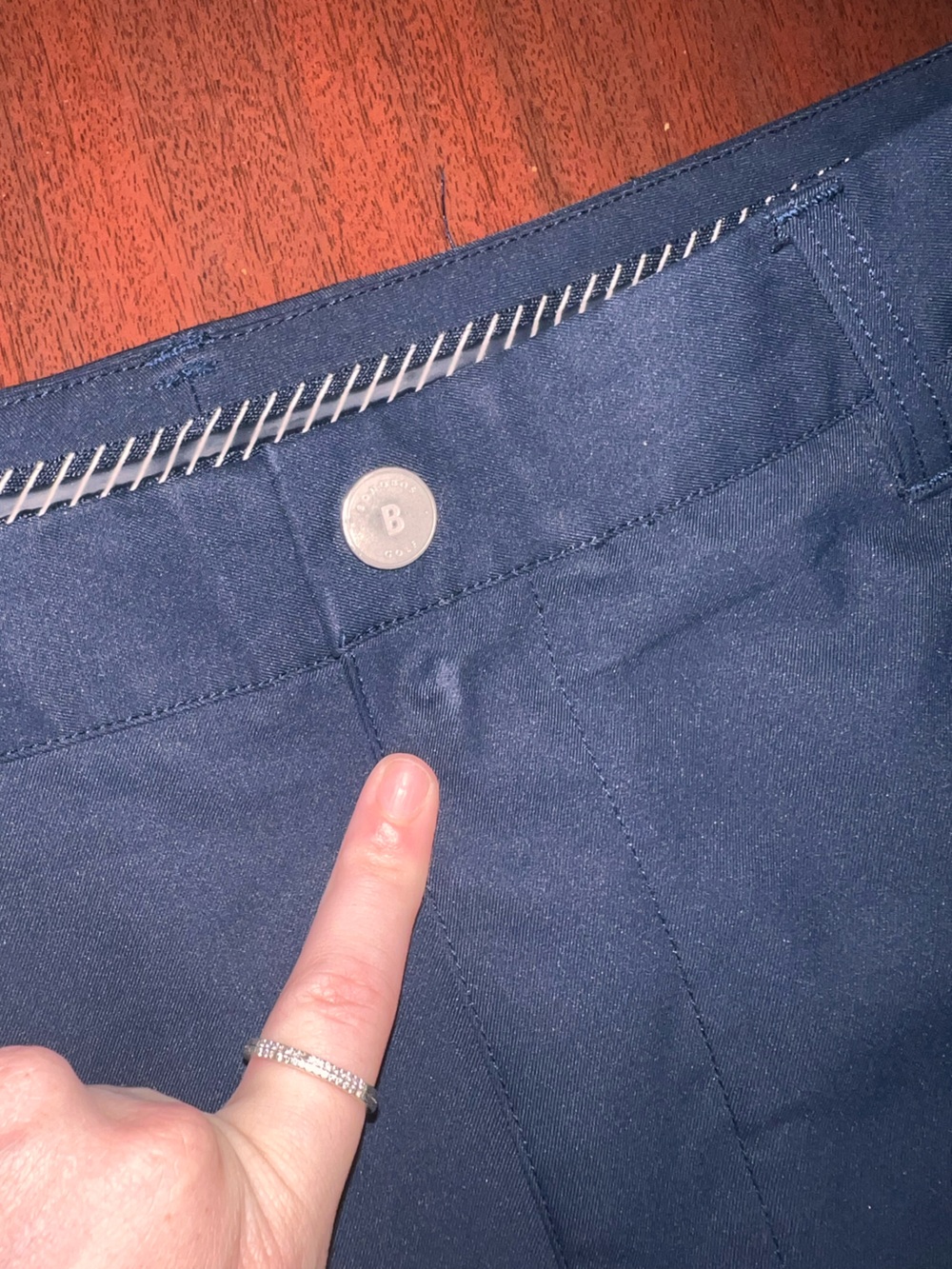 Bonobos Navy Slim Straight Golf pants - Picture 3 of 4